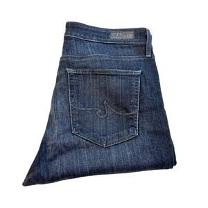 AG The Farrah Skinny High-Rise Dark Wash Denim Jeans Size 31
